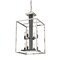 Z-Lite Quadra 8 Light Chandelier, Brushed Nickel + Black 456-8BN-BK - alternate 3